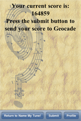 Name My Tune - Submit to Geocade